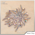 fashion jewelry crystal wedding accessories unique silver rhinestone brooch